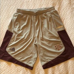 Texas A&M Adidas Shorts